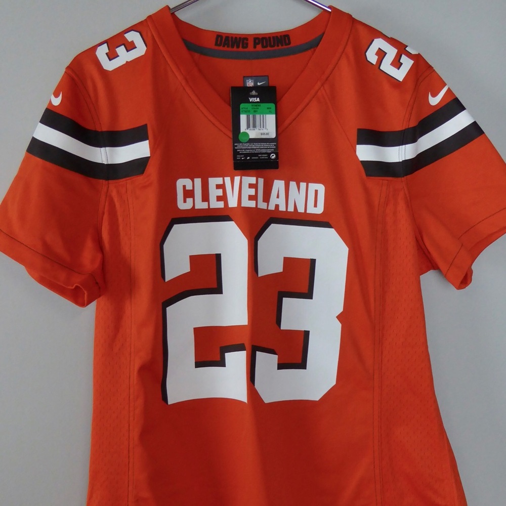 Cleveland Browns On Field Women’s Jersey NFL NWT